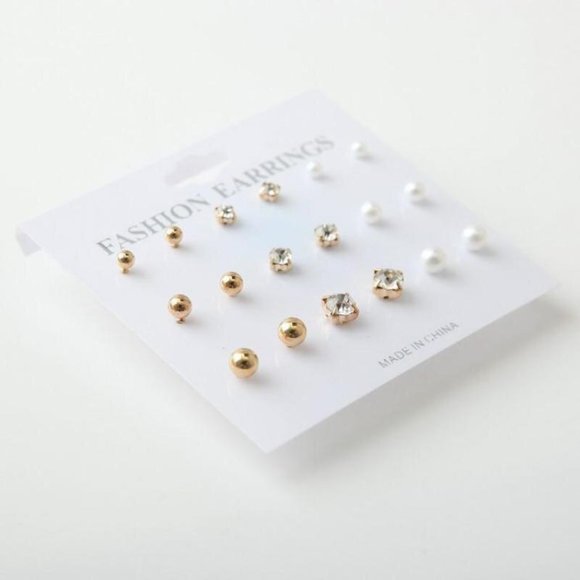 Set Earrings Stud Women Circle Bohemian Hoop Drop Cute Trendy Jewelry Earrings - Picture 2 of 6